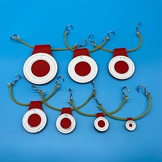 Thicken Four Layers Microfiber Targets 7 pcs Sets Diameter 2cm,3cm,4cm,5cm,6cm,7cm,8cm Good for Slingshot Shooting Practice