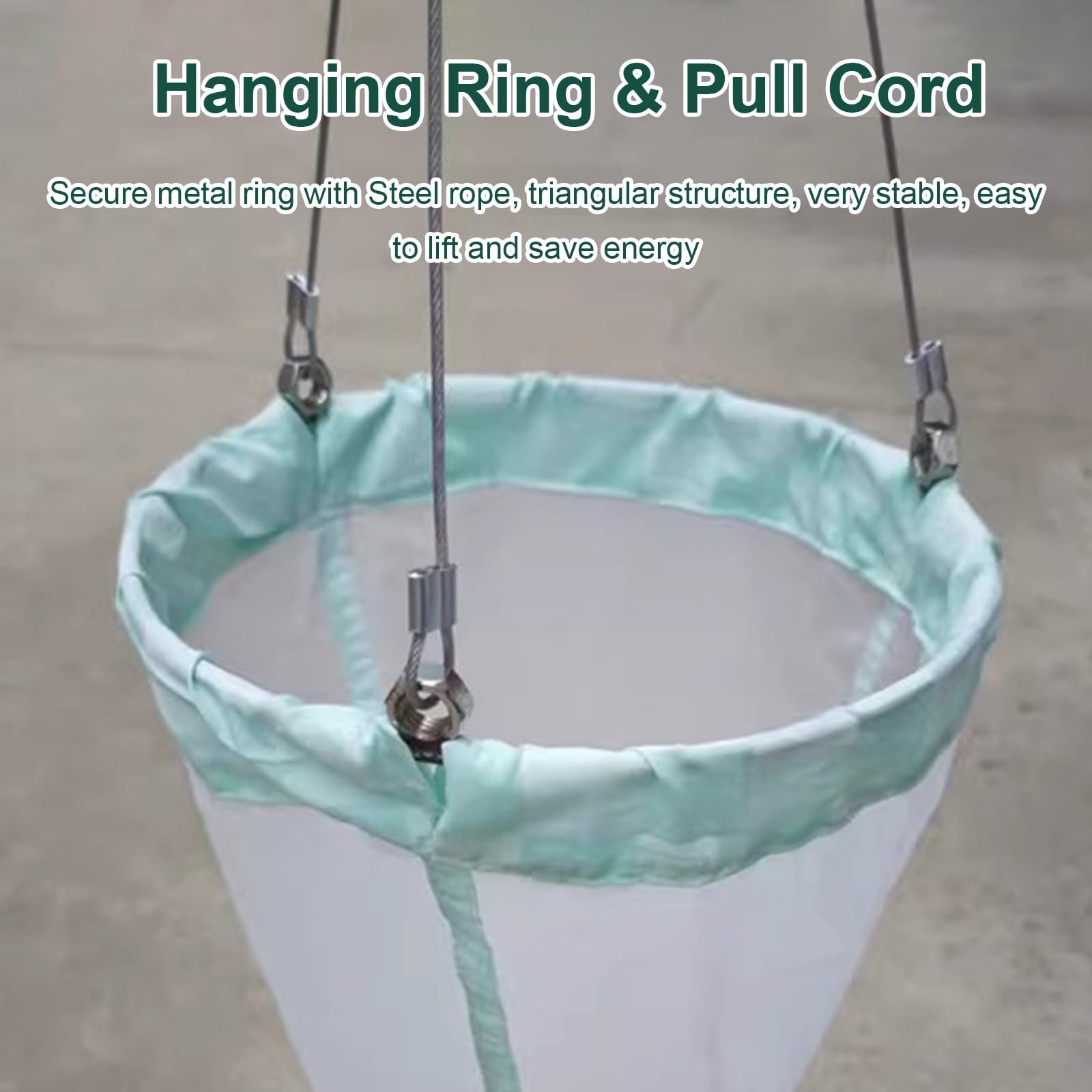Red para Peces de Acuario, Red de recolección de plancton de 200 Mallas con Poste telescópico Ajustable de 250-300 cm