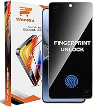 WonRia® Pack 1- Privacy Tempered Guard for OnePlus 13s 5G | FingerPrint Unlock | 9H Screen Guard Protector | Anti-Spy | Case Friendly - Installation Kit