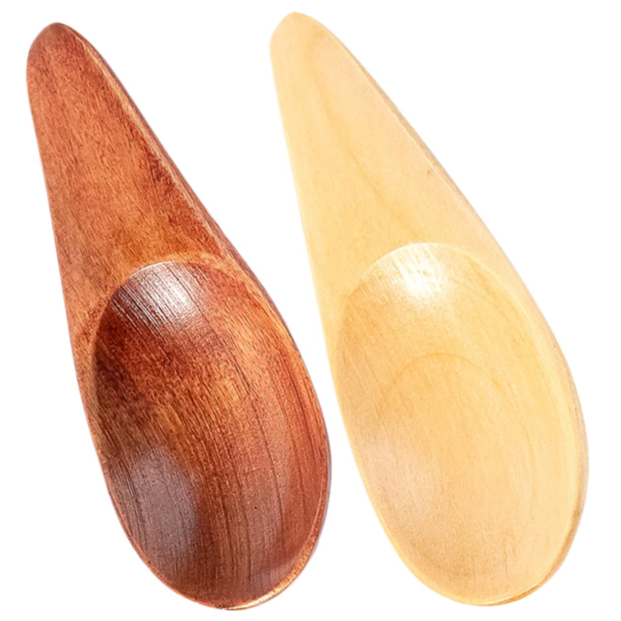 HEALLILY 2pcs Spoon Compact Seasoning Spoon for Tea Coffee and Spices Food-grade Safe Smooth Finish for Cooking and Baking