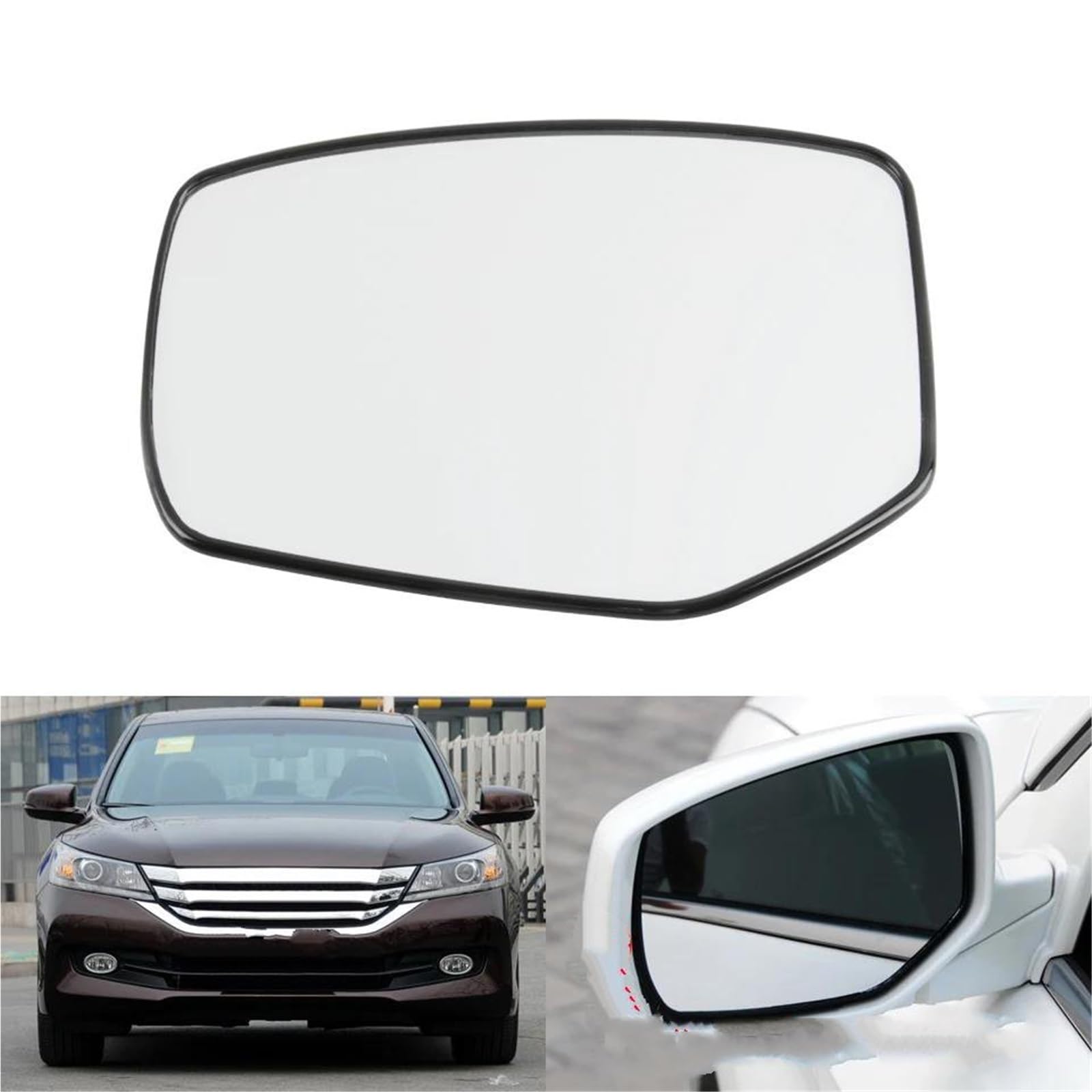 Pour Accord 2014 2015 2016 2017 2018 Cr1 Cr2 Cr4 Gauche Droite Chauffée Rétroviseur Extérieur Lunettes Lentille Rétroviseur Voiture Verre Angle Convexe(Left and Right)