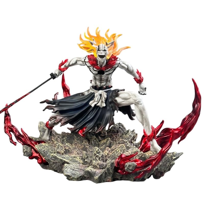 REOZIGN Kurosaki Ichigo Figure, Angry Bull Head Action Kurosaki Ichigo 22 cm/8.7 Inch PVC Model Statue Souvenirs Gifts