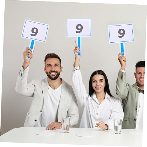 Miniatura 5 de STOBOK Paletas de pizarra blanca de mano de una cara borrable para eventos deportivos y uso en el aula y diseño fácil de limpiar