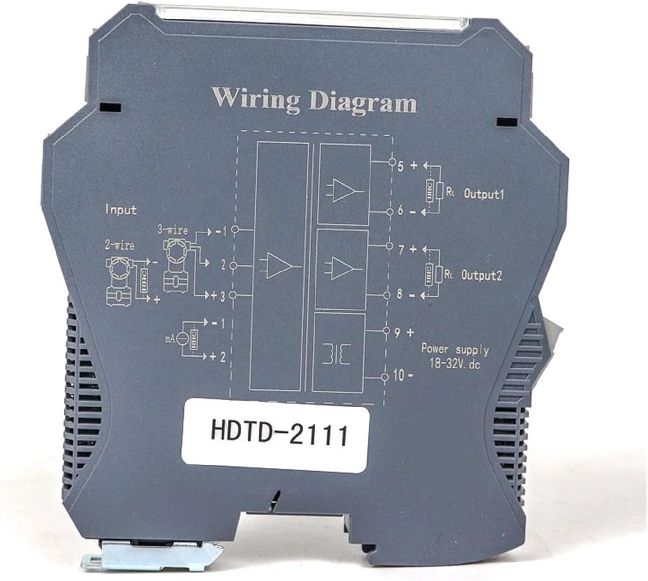 220V Power Supply 4-20mA 0-10V Analog DC Active Passive Signal Isolation Converter(0-10V in_220V_0-10V)