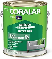 CORALAR ACRÍLICO MAIS DESEMPENHO PAVÃO 3,6L - CORAL