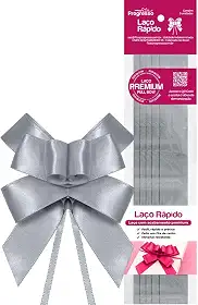 Laco Pronto Liso 22Mmx44Cm Cetim Prata Pct Com 05 111751