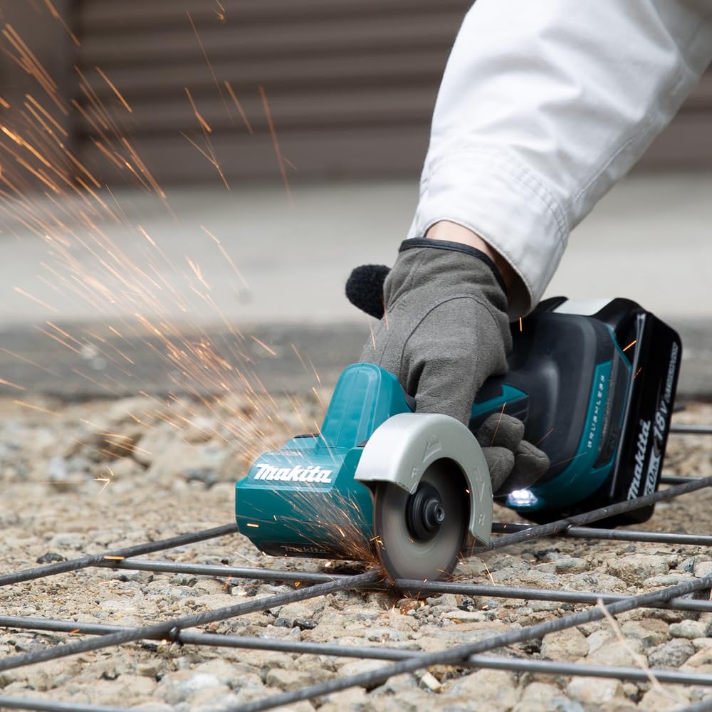 Makita Sega diamantata MAKITA DMC300ZJ 18V 76mm Blu, Nero (senza batterie e caricabatteria, solo