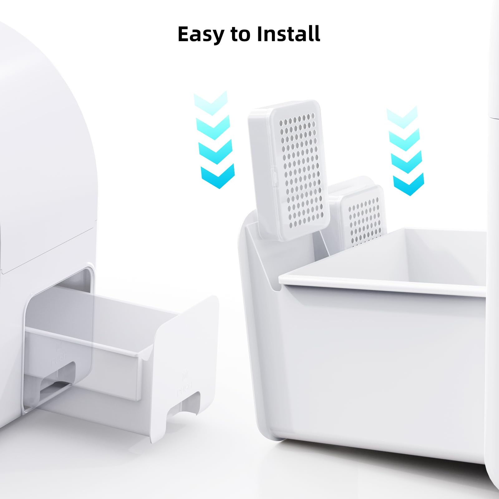 uahpet Cat Litter Deodorizer for Stainless Steel Self-Cleaning Cat Litter Box, Automatic Cat Litter Box Odor Control, 4 Pack - image 6
