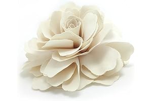 Delicate Camellias Flower Hair Clip for Enchanted Blossoms (A74 Cream)