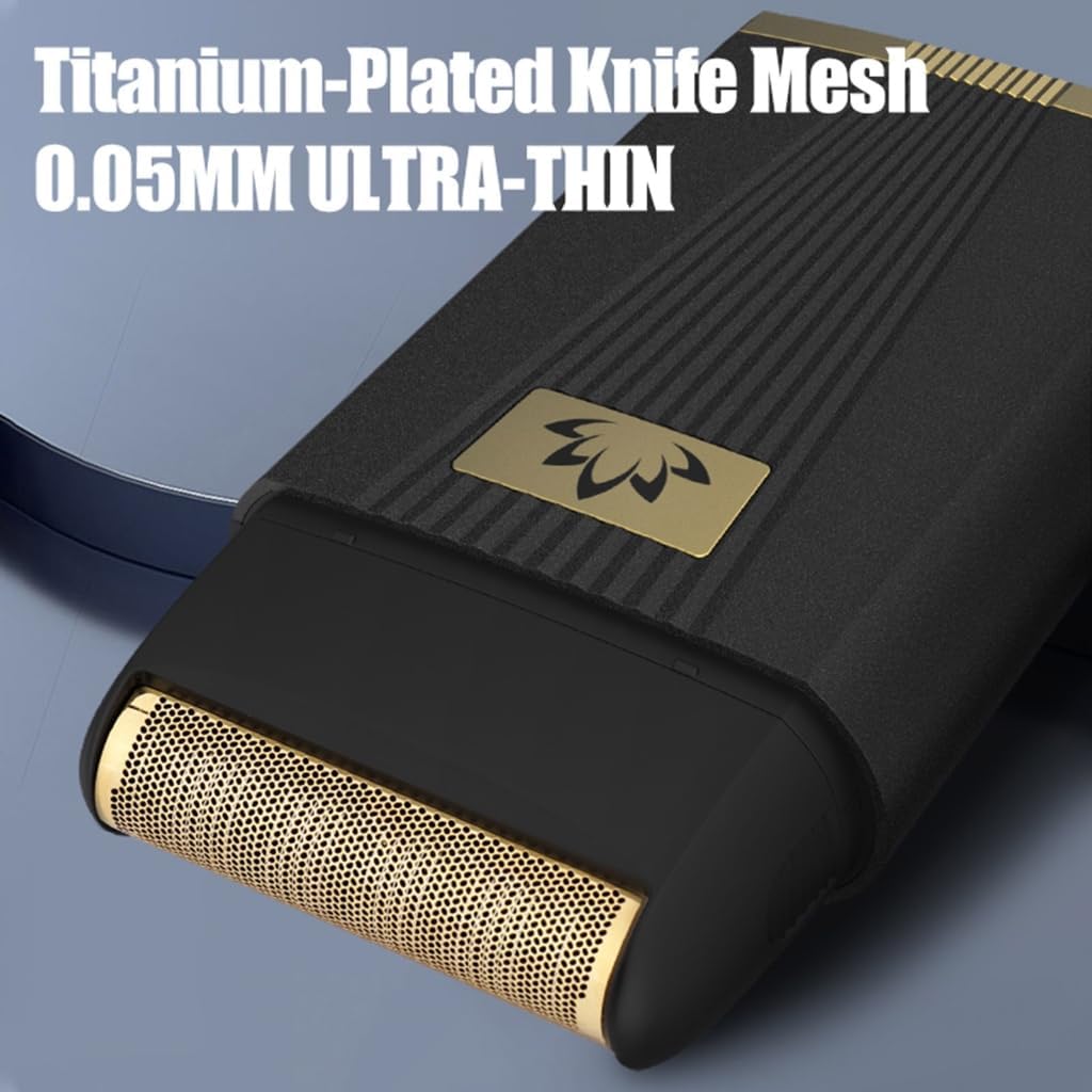 Electric Shavers Foil for Men Electric Shaver Rechargeable Grooming Shaver for Face Beard Trimmer Reciprocating