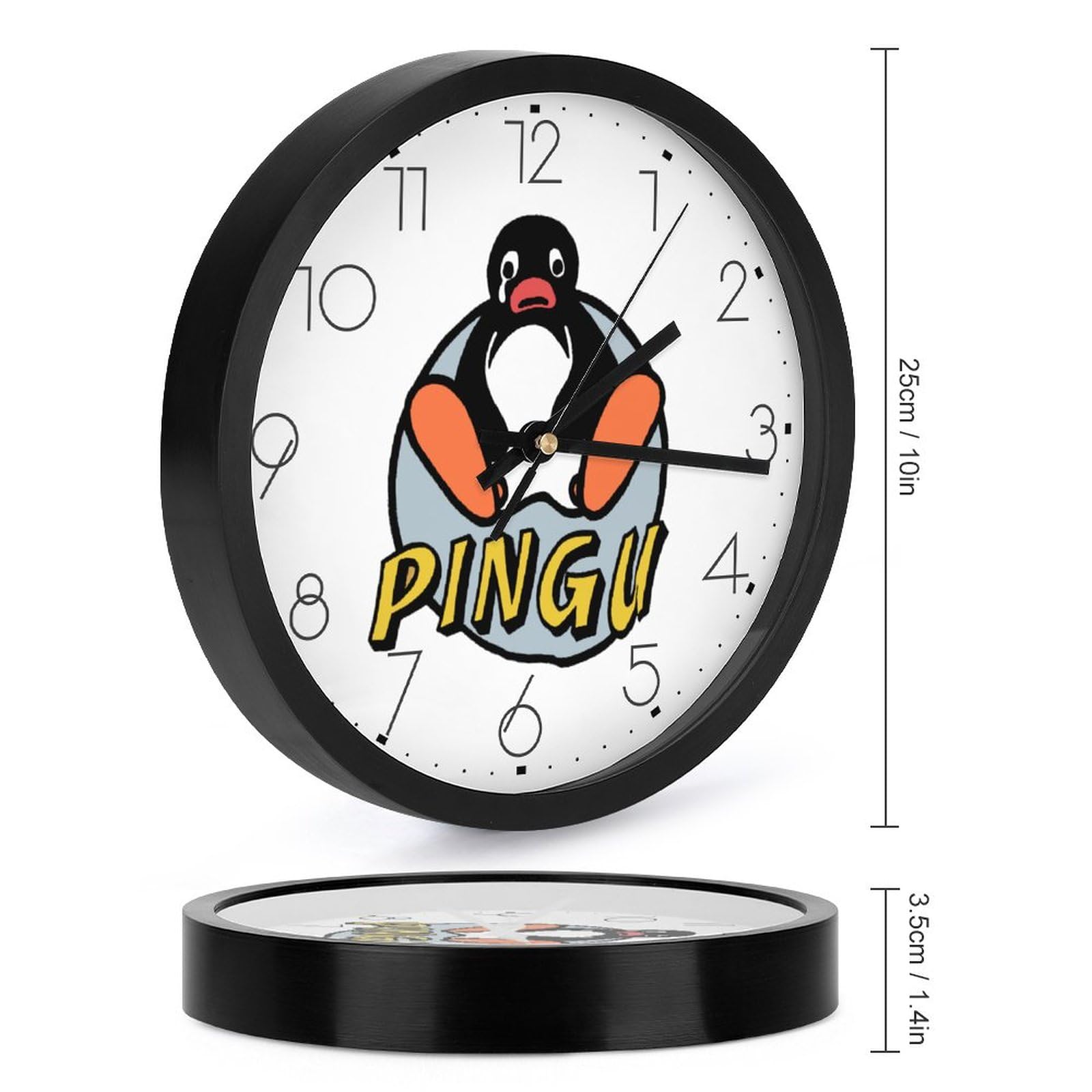 Amazon.co.jp: 時計 ペンギン キャラクターピングー 掛け時計 かけ時計