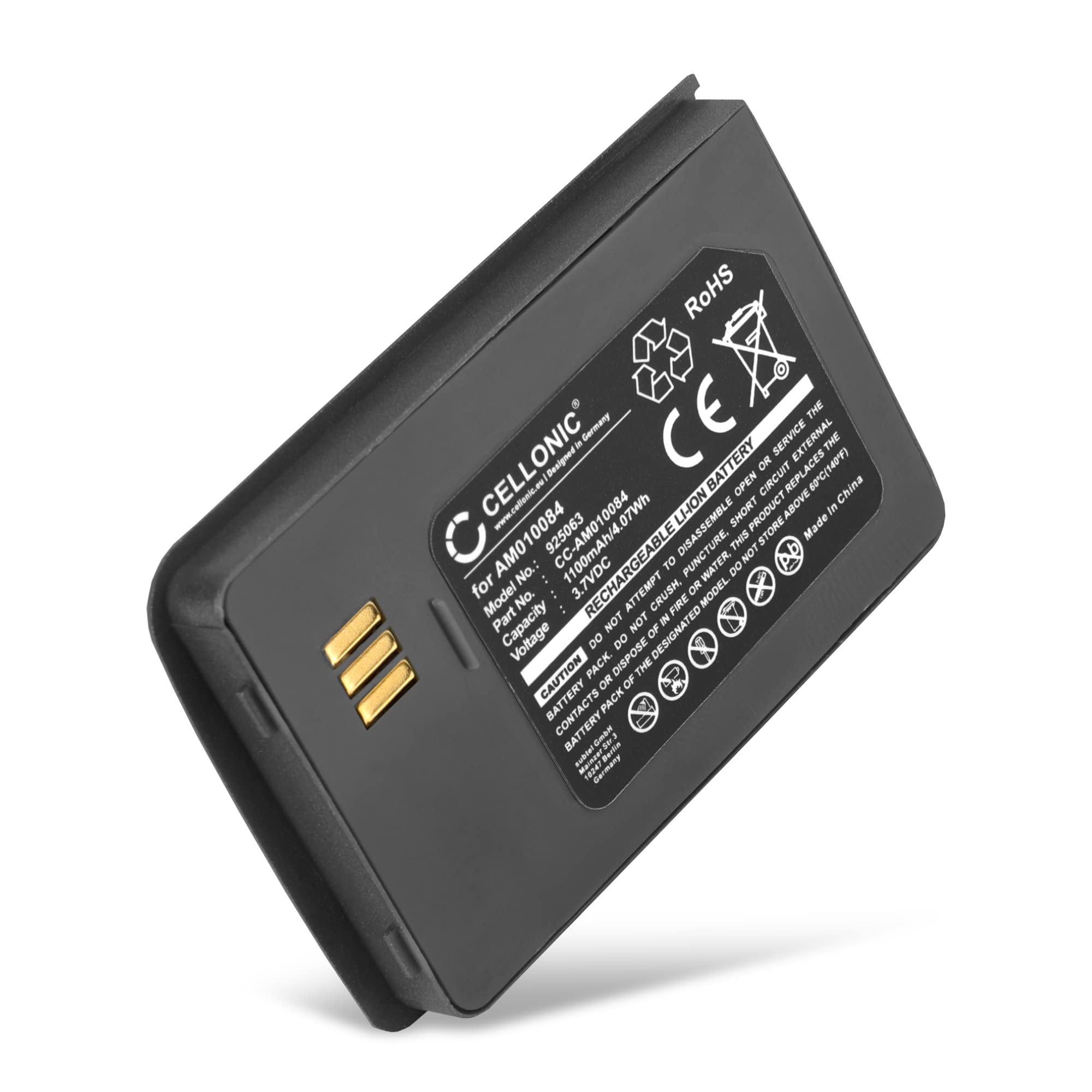 CELLONIC 1x Batteria per Telefono fisso Compatibile con Thuraya SG-2510, SG-2520, SG-3319, AM010084 – (1100mAh, 3.7V)