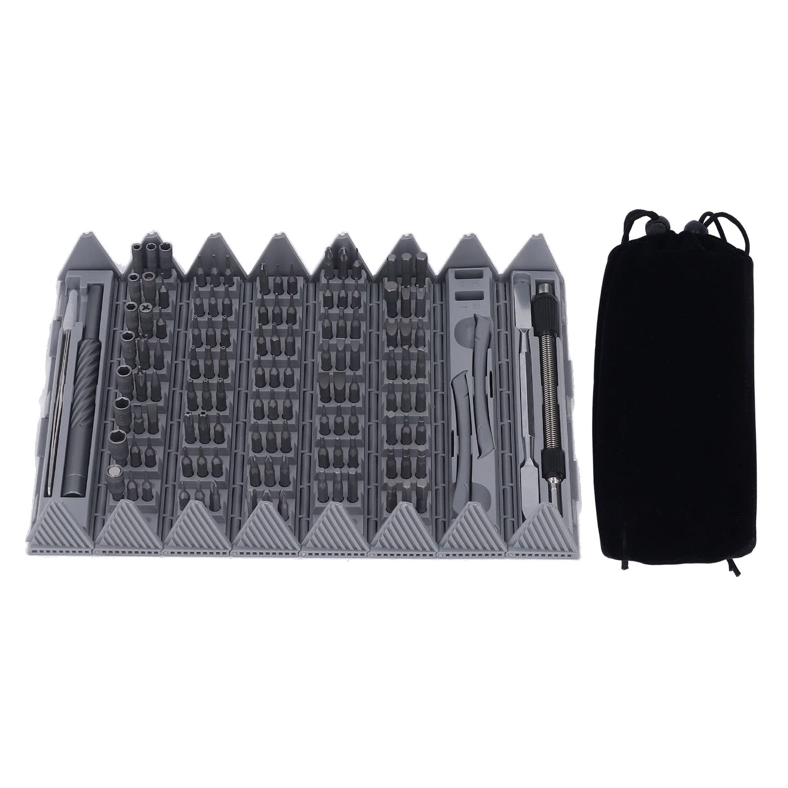 Juego de 128 destornilladores magnéticos de múltiples brocas, kit completo de herramientas para reparación del hogar y automóviles