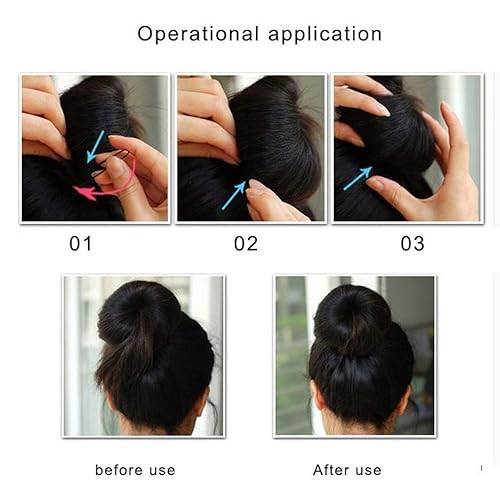 Miniatura 7 de Juego de 320 horquillas en U, incluye 200 horquillas de pelo de diferentes formas y 120 horquillas de goma para el cabello, regalos de Navidad para