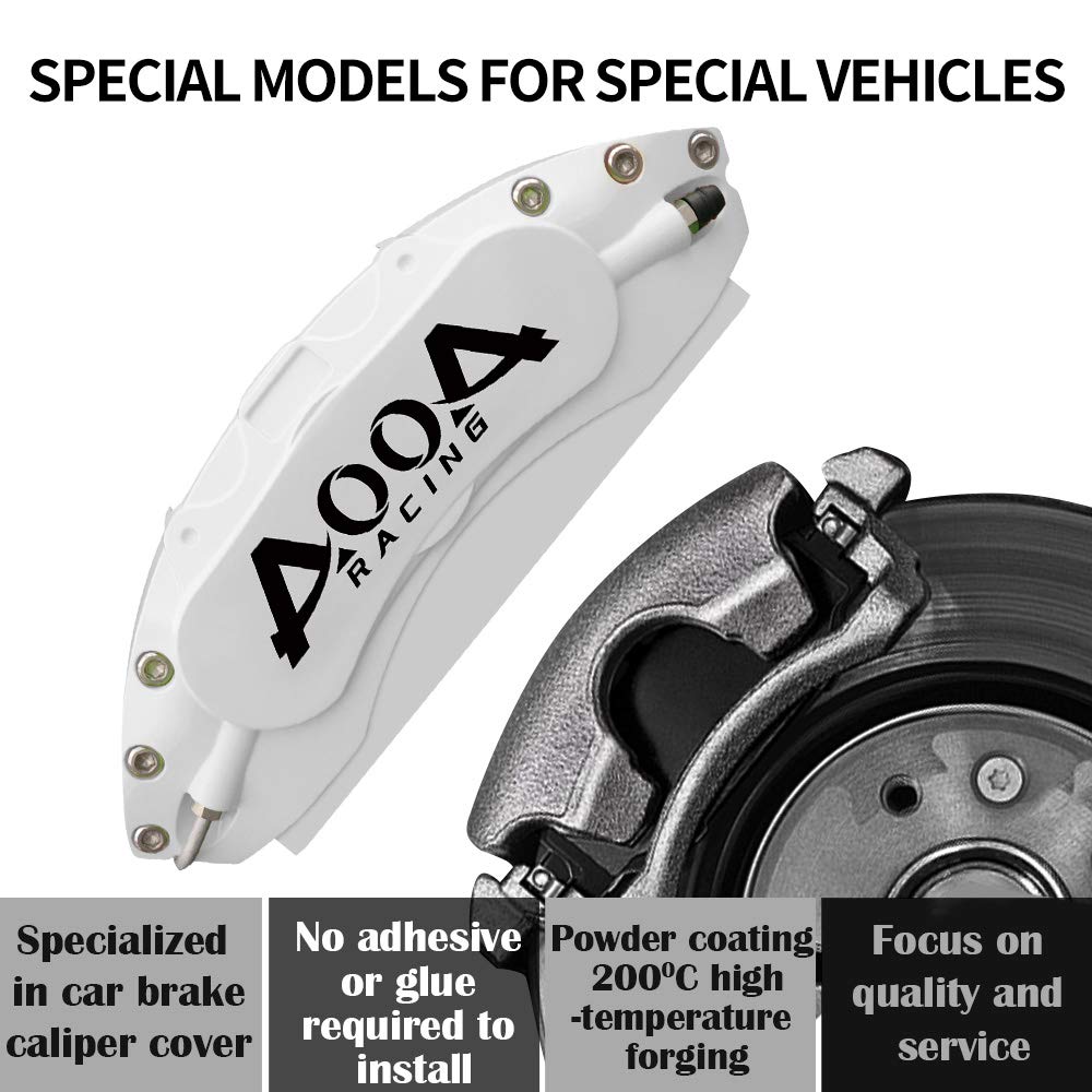 AOOA Copricerchi Pinza Freno In Alluminio - Set Da 4 Pezzi Per Auto, 12 Colori Disponibili - Foto 6