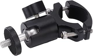 Bike Camera Bracket Aluminum Alloy Camera Bike Mount Clamp Holder for HERO 10 9 8 7 6 5 5 Session 4 Session 4 3 3 2 1 Bike Camera Mount Holder Camera Handlebar Mount Holder Camera