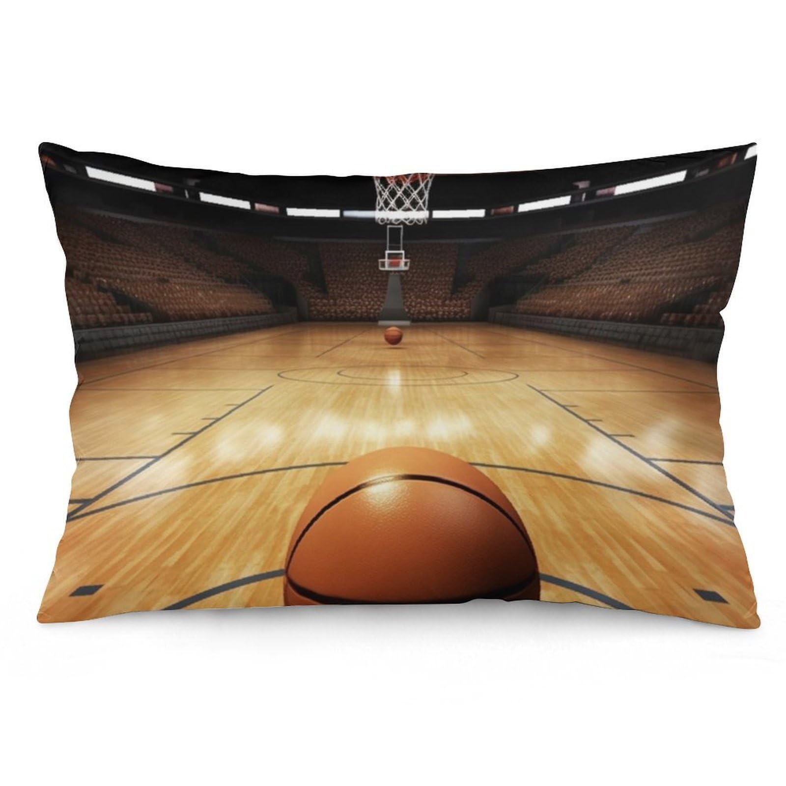 NTVOWPZO 2 Pack Decoration Throw Pillow Covers 20"x30" Pillowcases Covers Basketball Pillowcases Modern Farmhouse Home Decor Sofa Cushions Covers for Couch Bed Living Room
