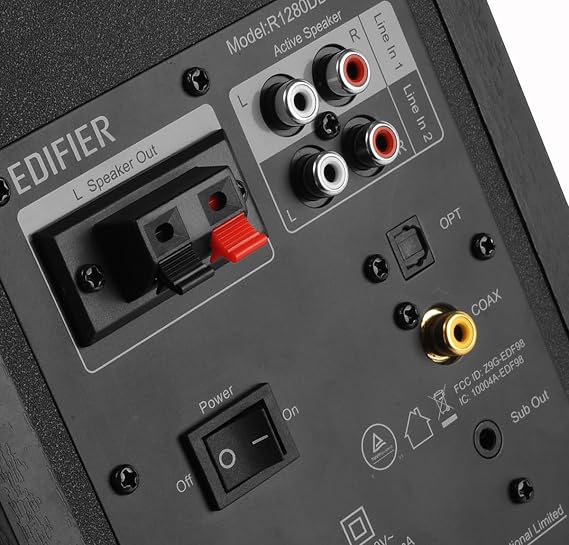 Edifier R1280DBs Active Bluetooth Bookshelf Speakers T5 Active Subwoofer