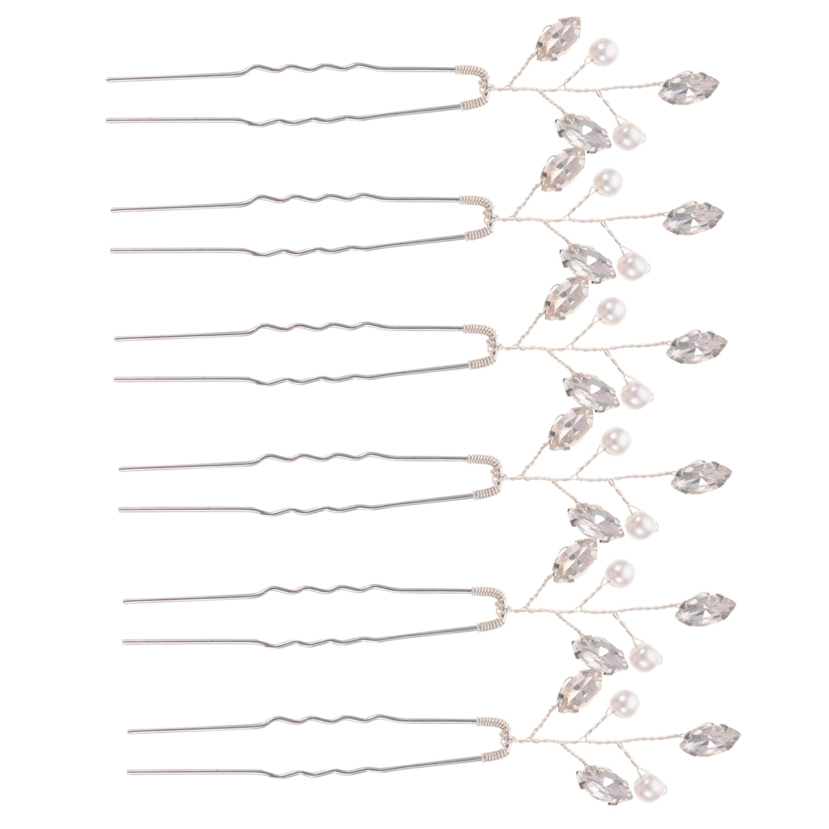 DOITOOL 30pezzi Fermagli Per Nuziali Con Strass Eleganti Hairpins Per Sposa e Cerimonie Accessori Per Acconciature Da Donna e Ragazze