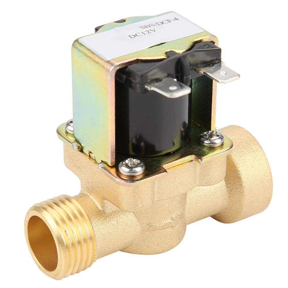 Vanne d'entrée d'eau 12V DC en laiton pour automatiser votre réseau d'eau