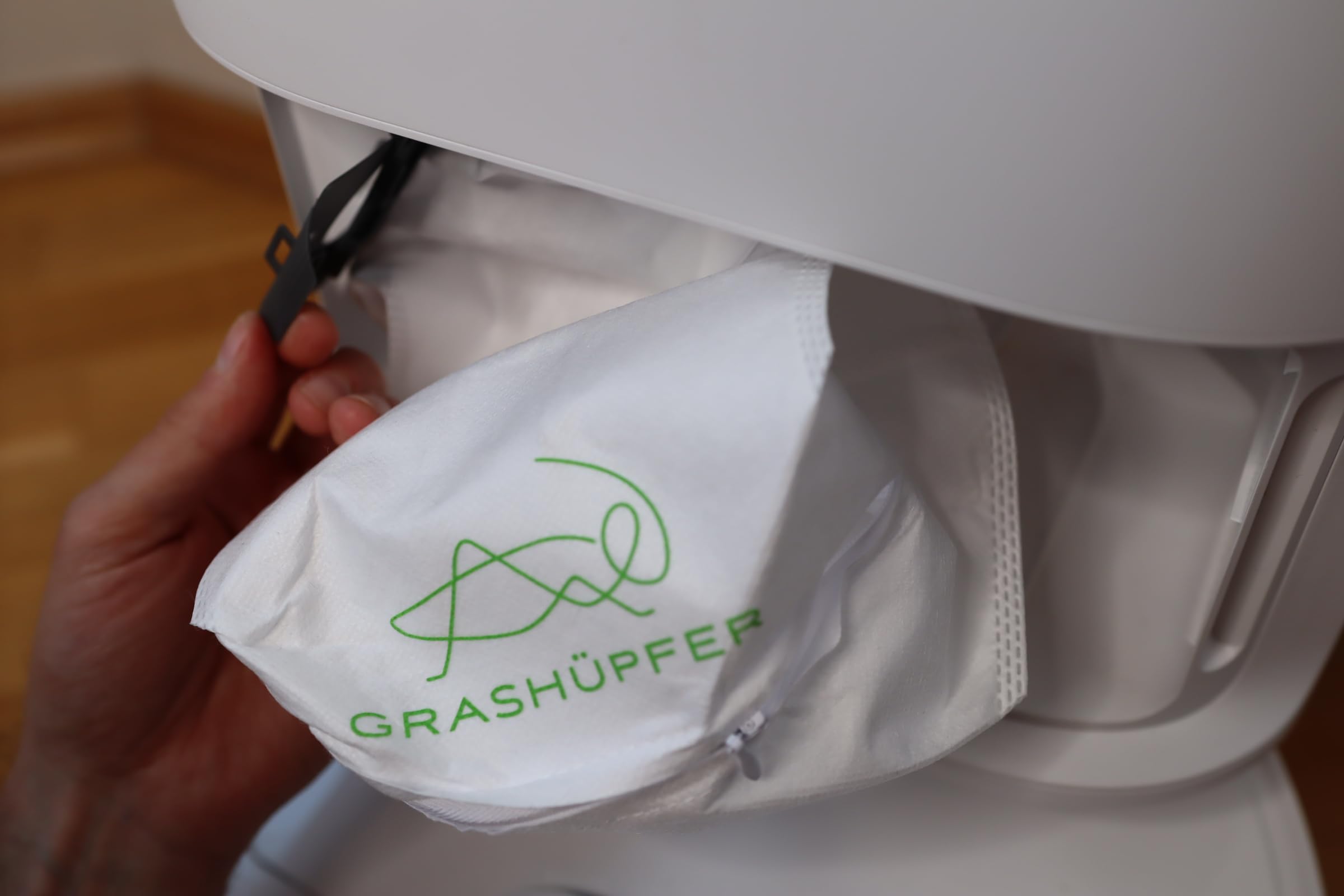 GRASHÜPFER 3 worki do odkurzacza wielokrotnego użytku do DREAME & MOVA z zamkiem błyskawicznym do DREAME X40 Ultra, X50 Ultra, L10, L20, L40, L50 Pro Ultra, X30 Ultra, E30 Ultra, S20; MOVA Z60, E30