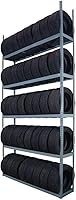 Martins Industries 5-Tier Steel Tire Storage Rack for Passenger Car, SUV & Light Truck Tires - 45-Tire Capacity, 2500 lb Load