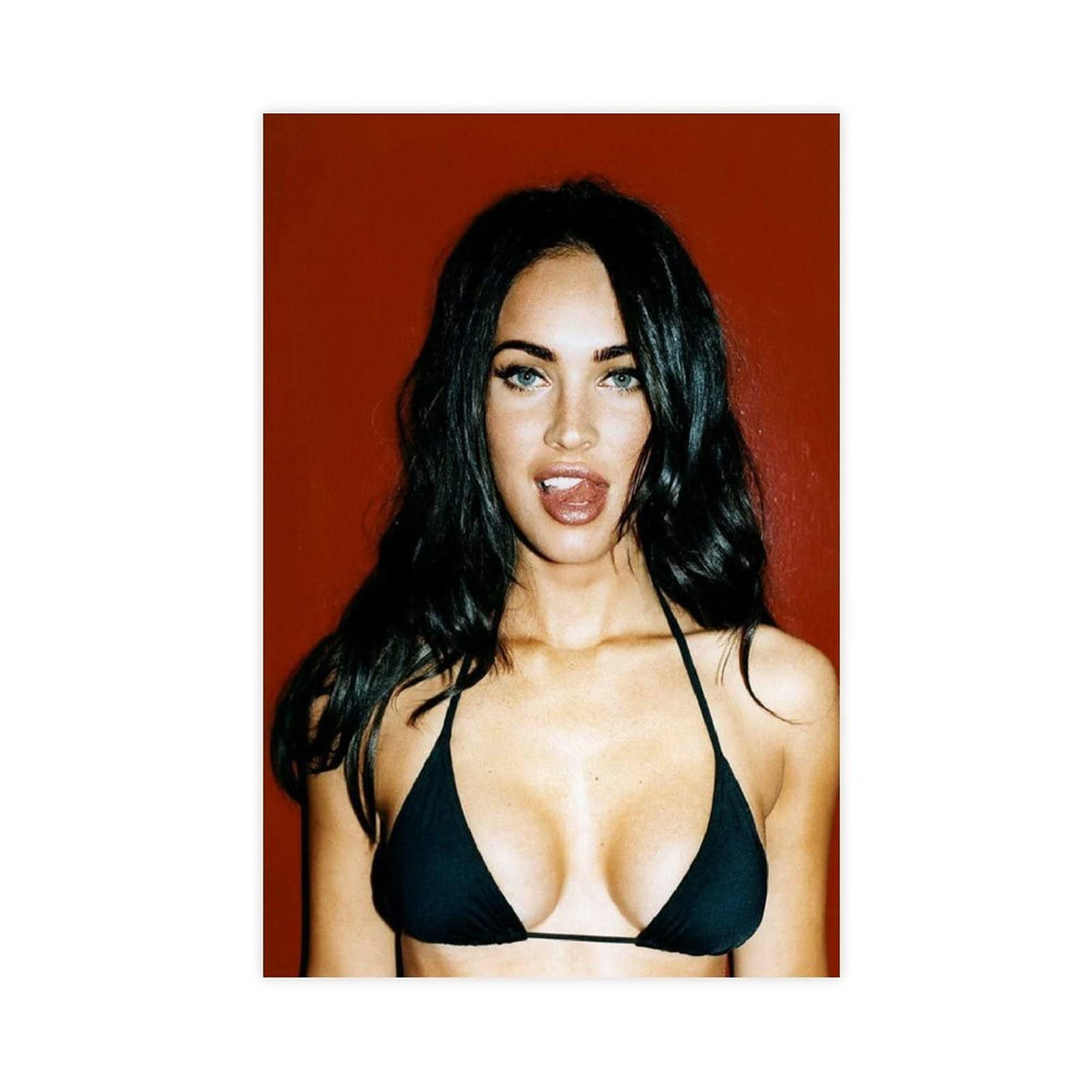 nanyo Megan Fox Poster sur toile de style 3, actrice sexy des années 90, décoration murale esthétique pour chambre à coucher, 60 x 90 cm, sans cadre