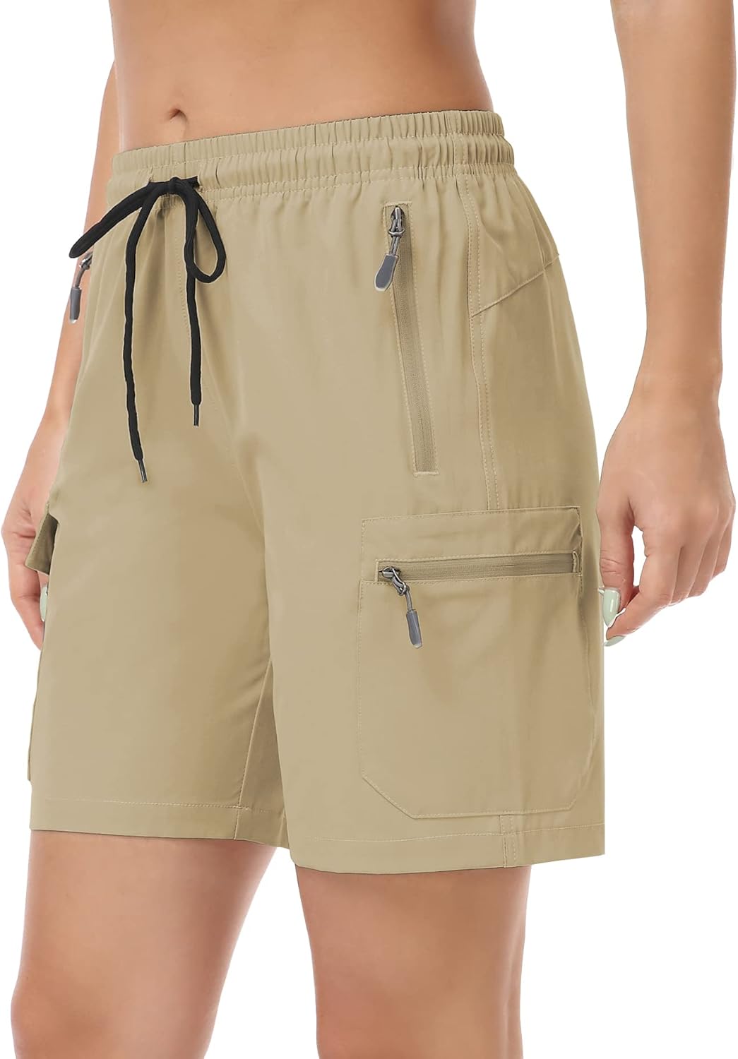 GymBrave Women's Hiking Shorts Quick Dry Lightweight Cargo Shorts for Outdoor Athletic Travel with Pockets - Image 2
