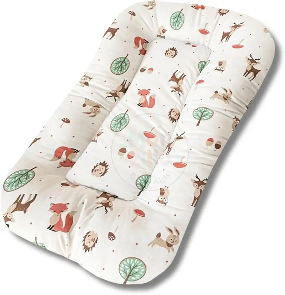 Ninho Casulinho Recém Nascido Estampado (Raposinha)