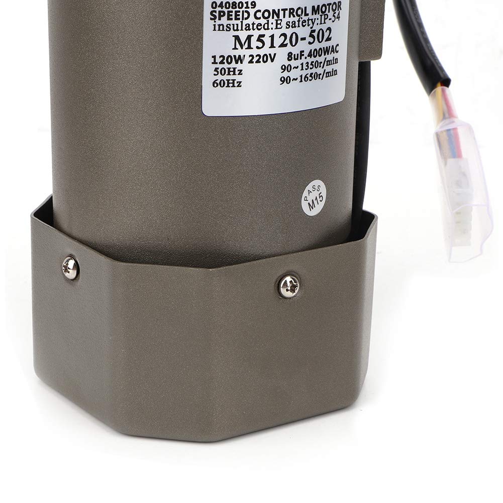 Elektrischer Getriebemotor, Einphasen Umkehrgetriebemotor mit Einstellbarer Drehzahl und Getriebesteuerungshalterung für die Verpackungsindustrie, Werkzeugmaschinenindustrie(10K)