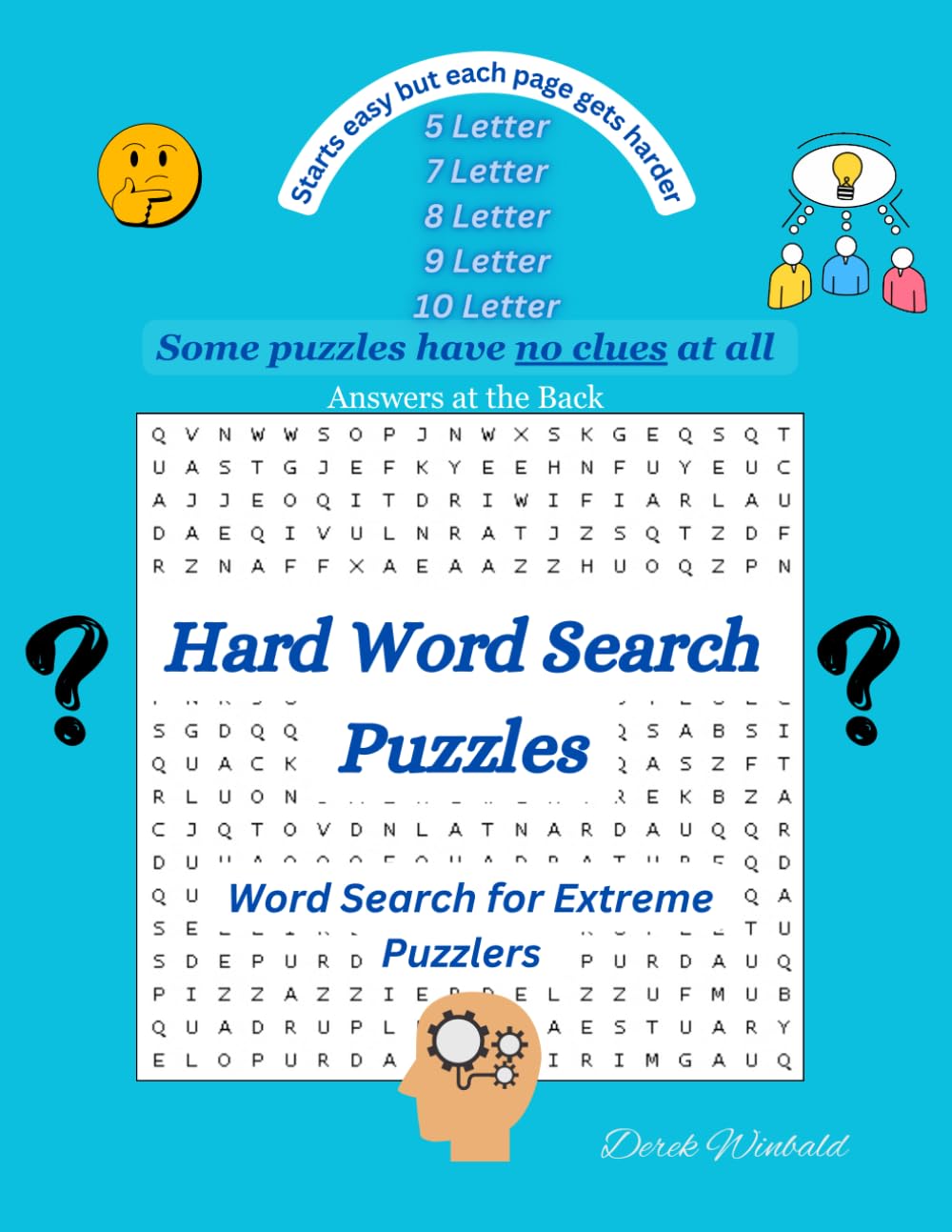 Hard Word Search: Wordsearches For Extreme Puzzlers