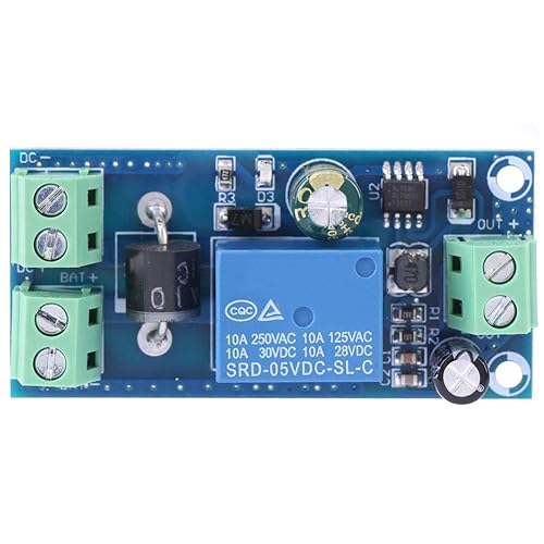 Miniatura 7 de Fydun Interruptor de transferencia automática de CC, 5V 48V 10A Fuente de alimentación de CC Batería Módulo de interruptor automático Controlador de