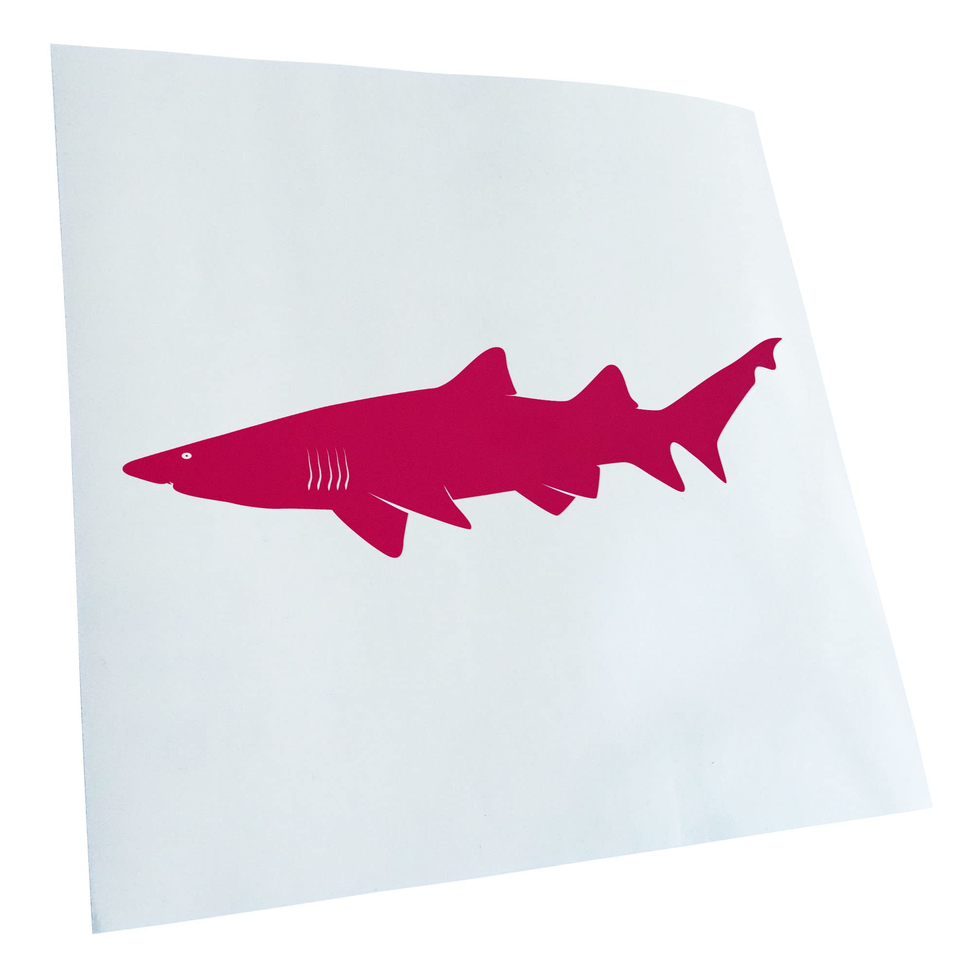 Kiwistar - Car Sticker - Shark Predator Fish Profile for Car, Laptop, Bike, Truck, Motorcycle Multicolor JDM Decal Racing