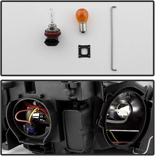 Miniatura 5 de ACANII - Para [modelo halógeno] 2006-2008 Audi A4 S4 B7 R8 Estilo LED DRL Faros Faros Faros Par Par Izquierdo+Derecho