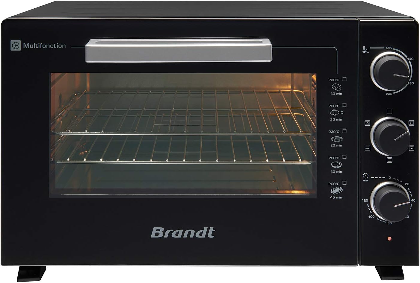 BRANDT FC609MUB Mini Four Compact 60L Chaleur Tournante 5 Modes — free download