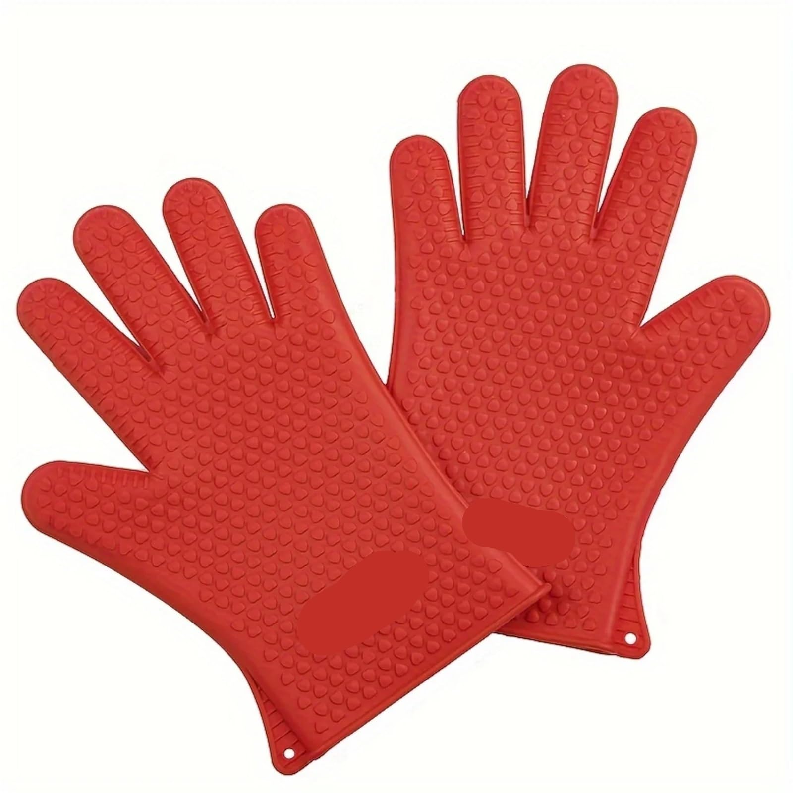 MRKU Baking Mitts Cooking oven gloves Thick Silicone Heat Resistant For BBQ,Waterproof For Cleaning Kitchenware