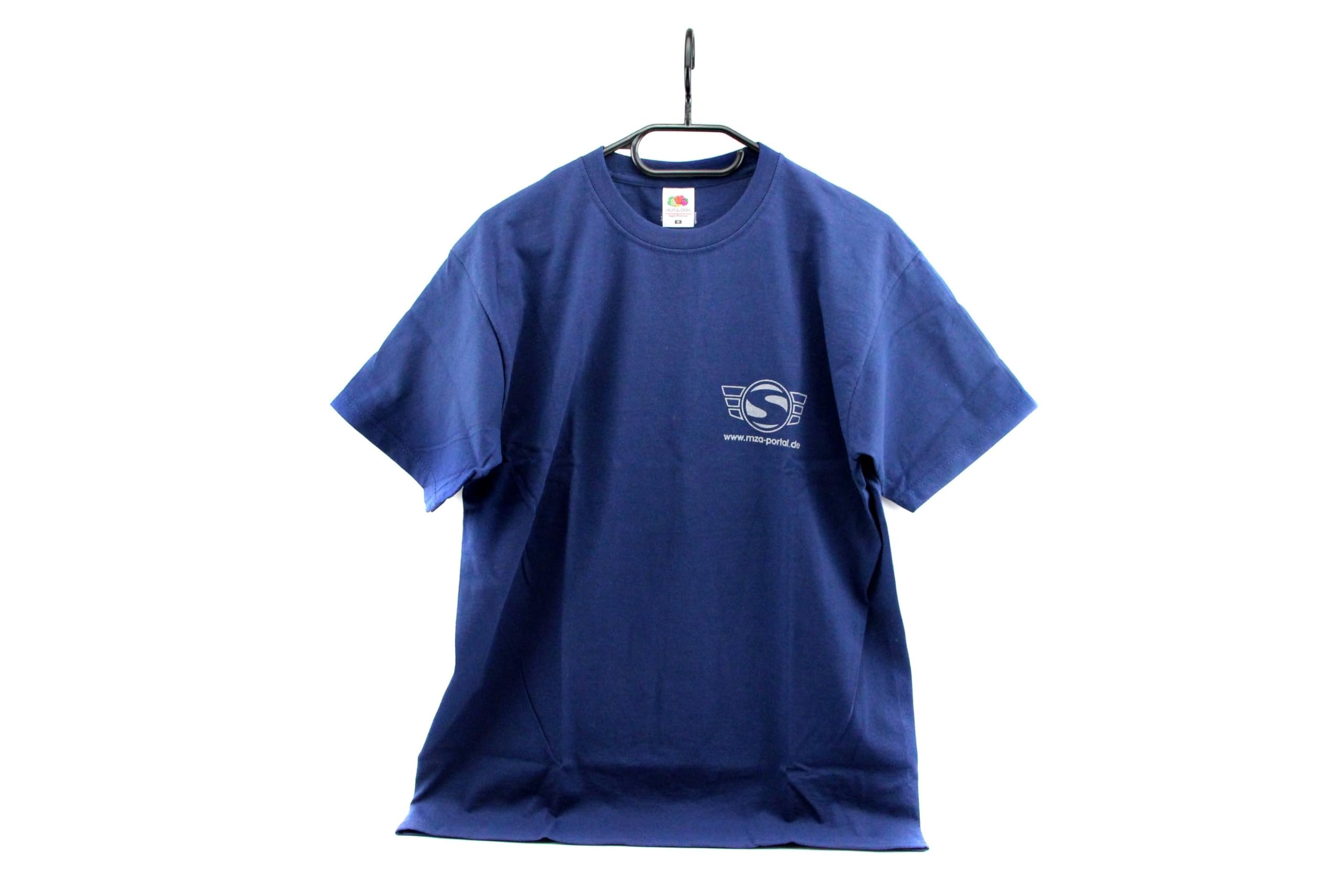 T-shirt, colour: navy blue, size S with reflective silver printing