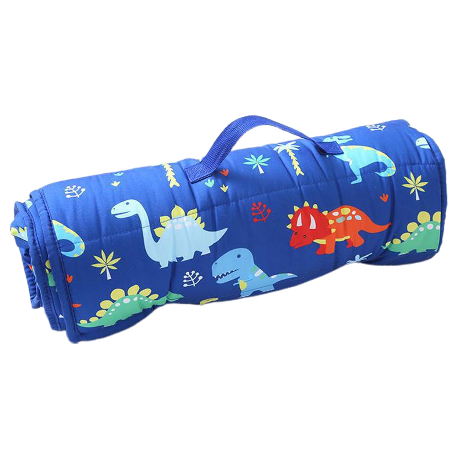 Tapis de sieste de camping en plein air pour enfant doux et lavable Motif dessin animé imprimé dinosaure