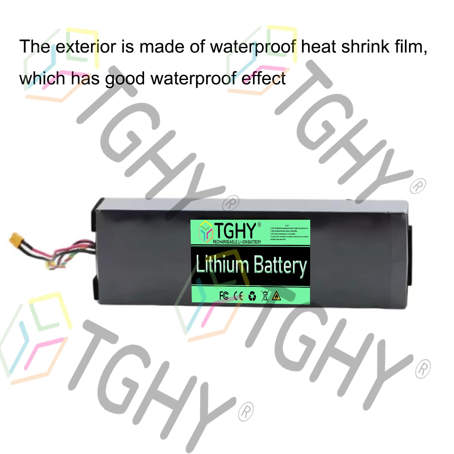 TGHY Monopattino Pieghevole Ricaricabile da 36 Volt con Batteria Integrata, Pacco Batteria agli ioni di Litio 36V 5,1Ah 7,65Ah 10,2Ah, per Hoverboard, Skateboard e Motori 367,2W.,36v 7.65ah