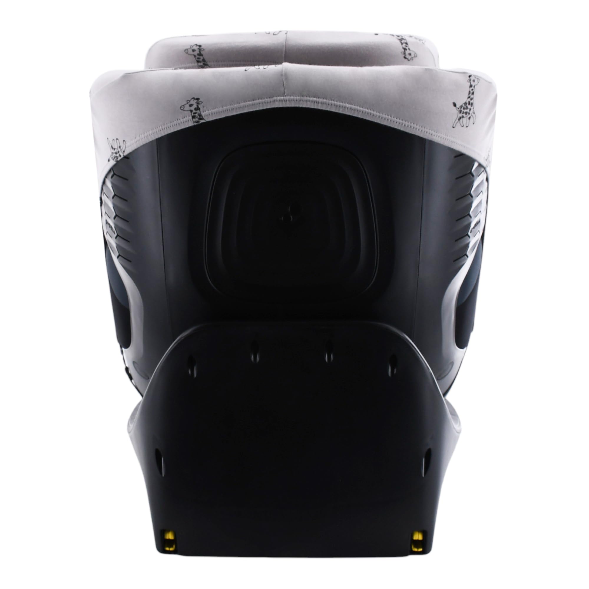 JYOKO Funda Compatible con Maxi-Cosi Emerald 360 S i-Size Hecha con algodón orgánico – Ajuste preciso y Tejido Transpirable para Mayor Confort. Estampado Giraffe