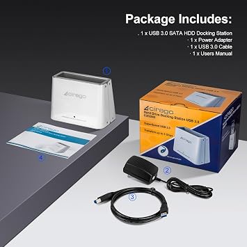 Cirago Hard Drive Docking Station USB 3.0