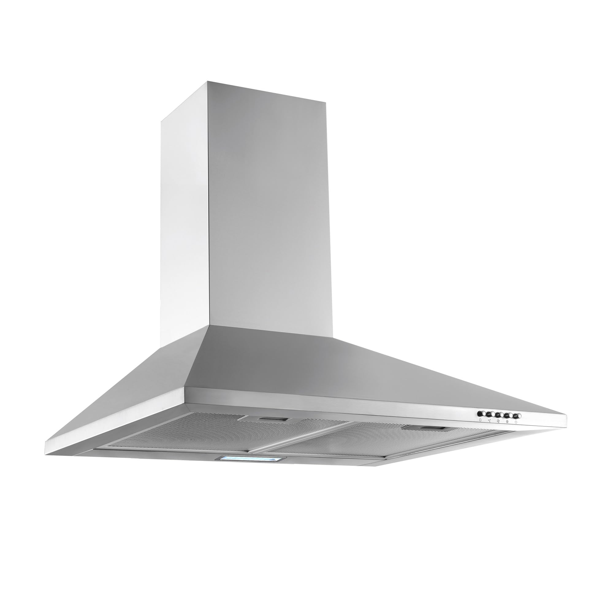Respekta Dunstabzugshaube / Wandhaube 60 cm / Edelstahlgehäuse / Abluft - und Umluftfunktion / CH22058IX-B / B / 59 – 64 dB