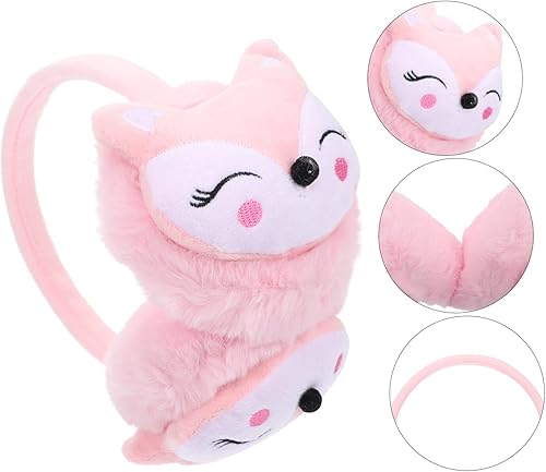 Miniatura 3 de Kisangel 3 orejeras para niños, orejeras de animales de peluche para niñas, orejeras para niños, orejeras para mujer, orejeras para invierno,