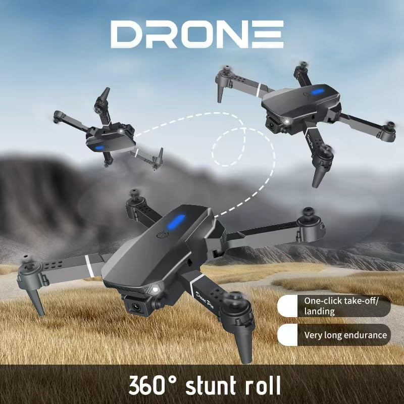 Drone with Camera 4k, HD Drones for Adults, Remote Controller with Screen,Foldable Portable Quadcopter, Obstacle Avoidance, Brushless Motor FPV