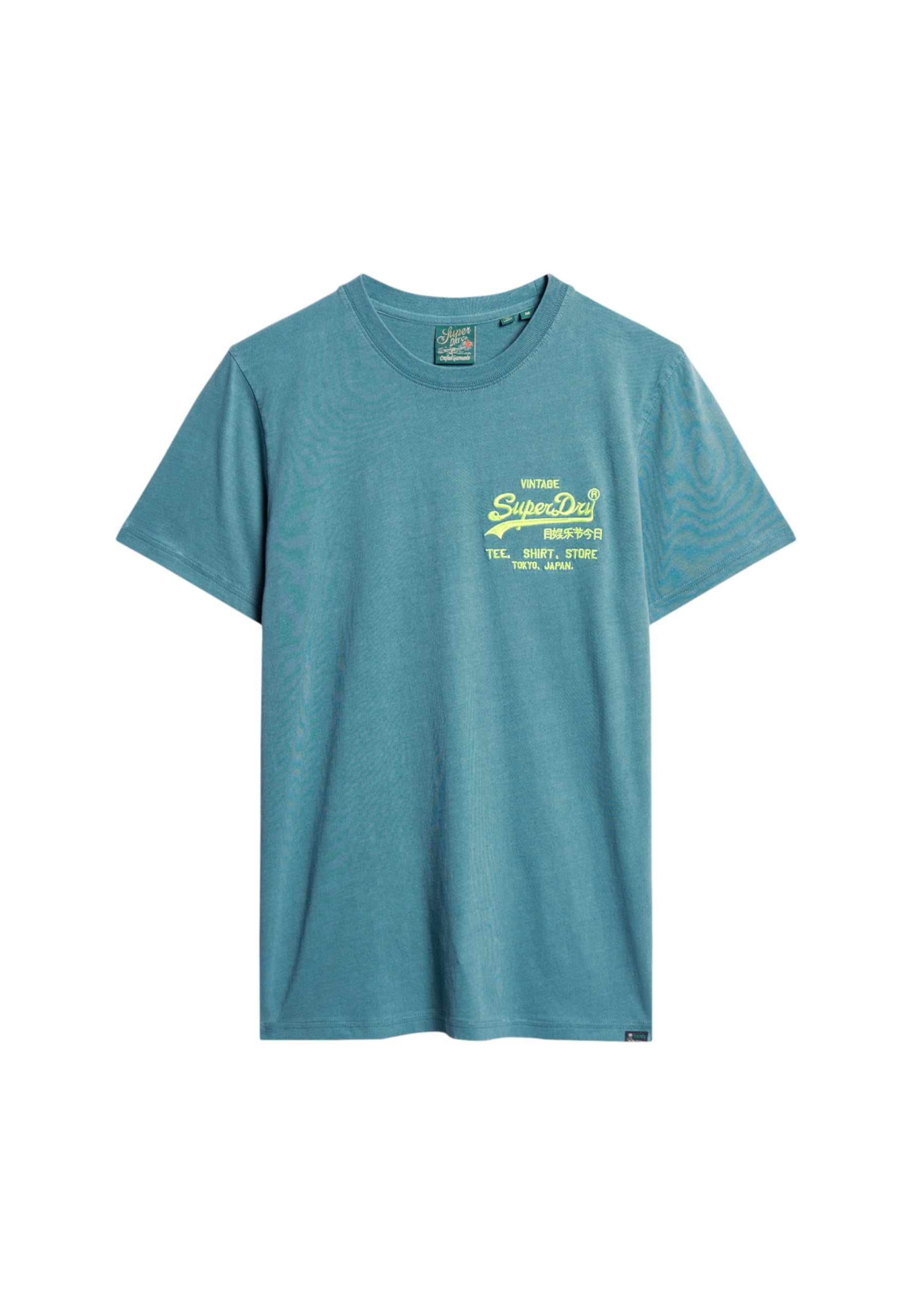 Superdry Bleu T-Shirt Vintage Logo