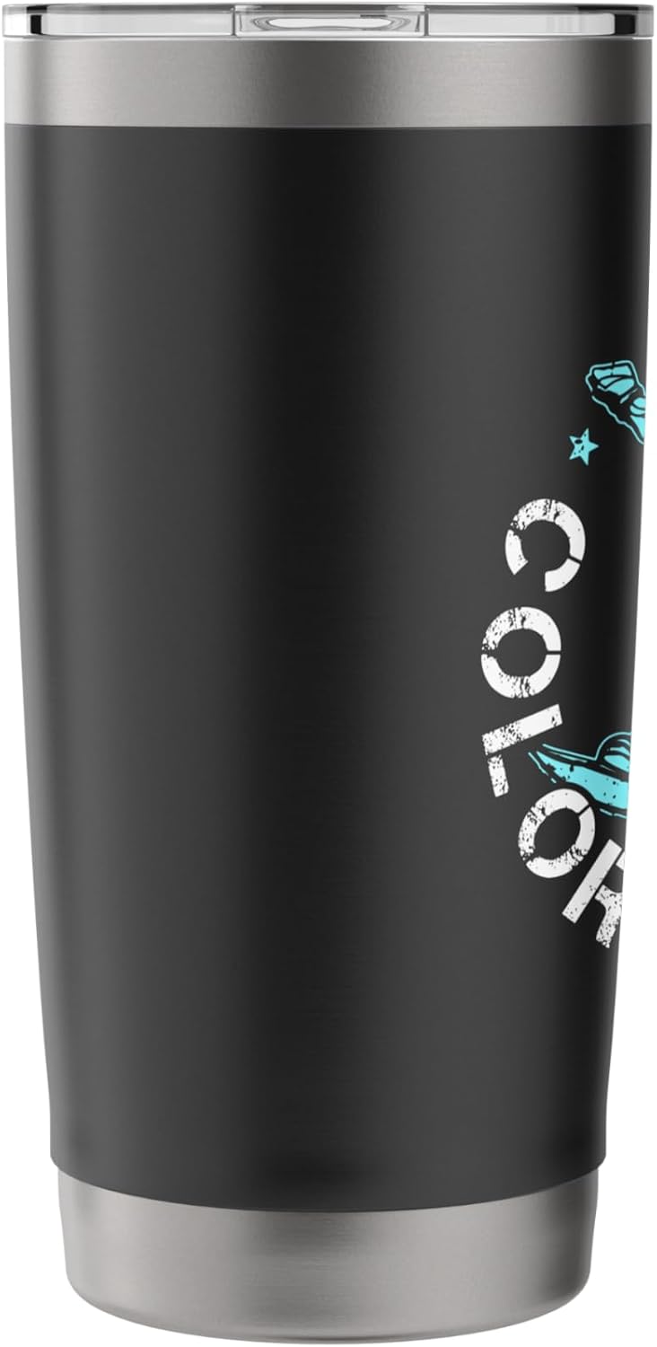 Snowboarding Colorado Snowboard Snowboarder Men Women Stainless Steel Insulated Tumbler - Image 4