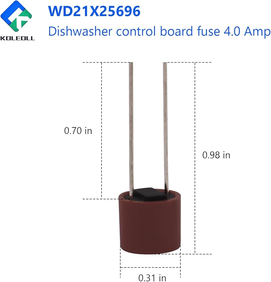 Amazon.com: KOLEOLL WD21X25696 Dishwasher Control Board Fuse 4.0 Amazon.com: KOLEOLL WD21X25696 Dishwasher Control Board Fuse 4.0
