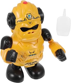 電動ロボット おもちゃ キングコング型ミストスプレーロボット 1台 きいろ プレゼント向け 親子遊び