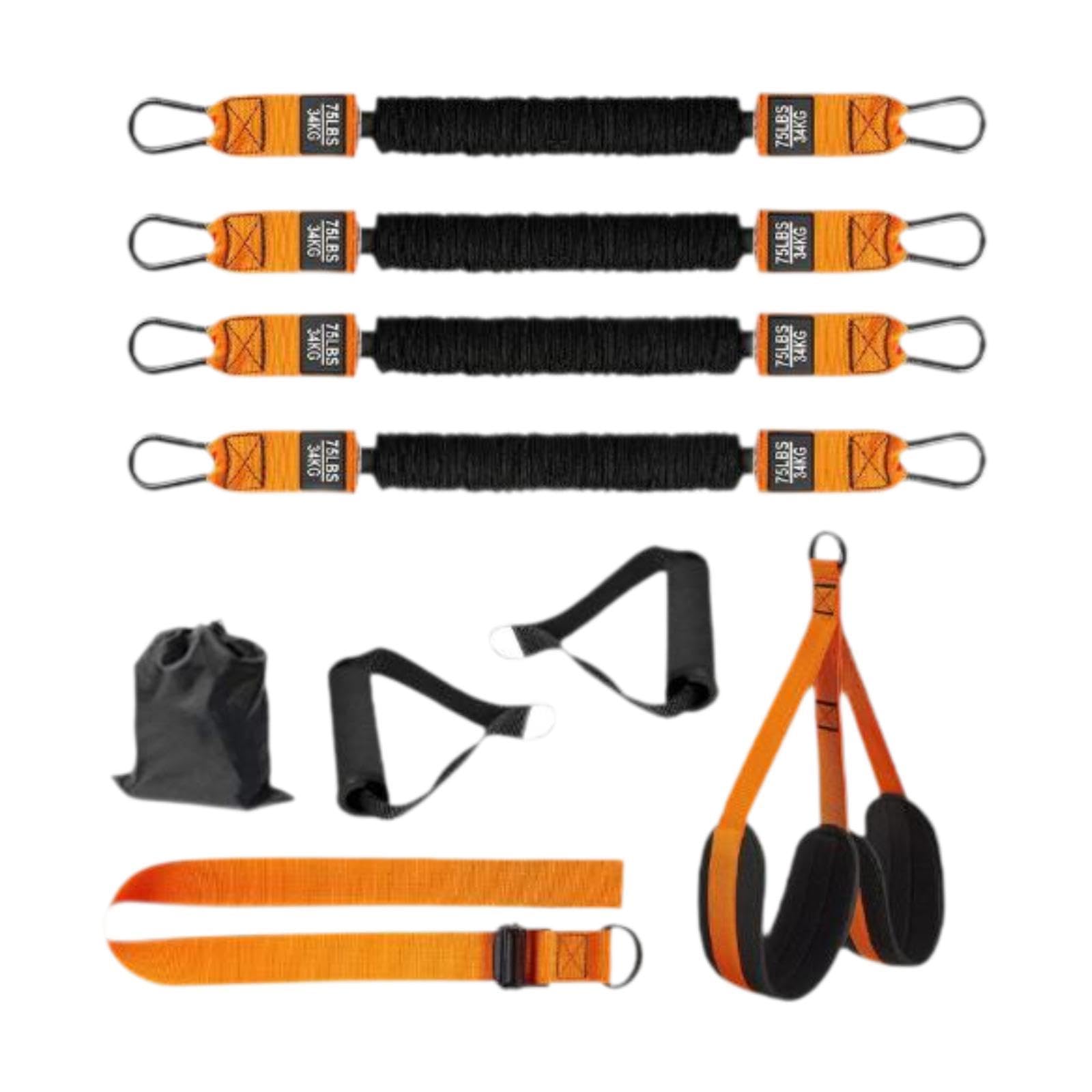 Pull up Assistance Bands with Feet/Knee Rest for Stretching Working Out Hand Grips| Resistance Trainers| Fitness Equipment & Gear | Running Yoga |Sporting Goods-image-3