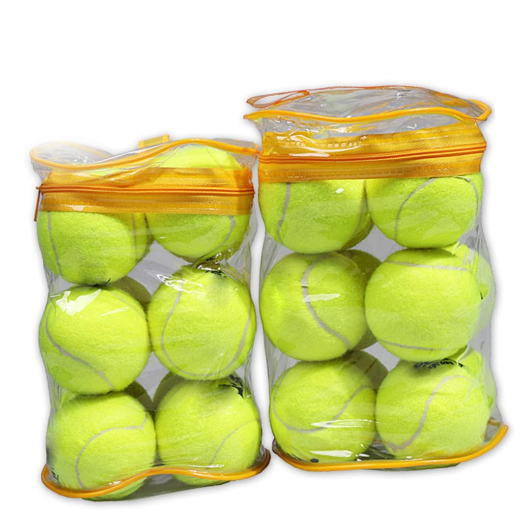 VANZACK 12stücke Elastische Tennisbälle Für Training Bälle Pro Packung Strapazierfähiges Filzmaterial Für Tennisplätze Tenniszubehör Für Sportübungen